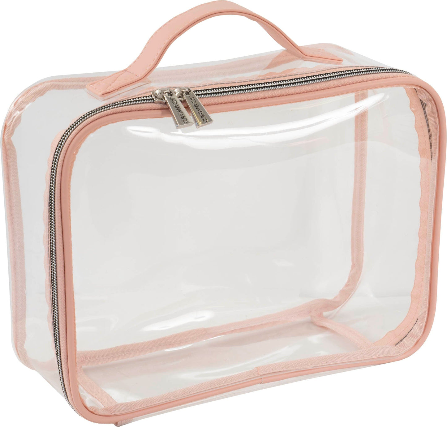 Joan & David Woven 4 Piece Clear Cosmetic Bag Set