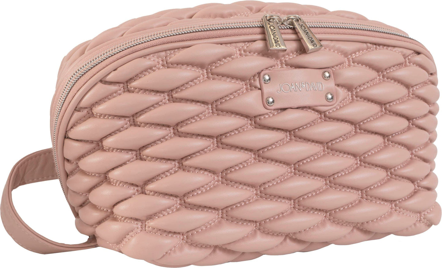 Joan & David Bubble Quilted Dopp Kitt Cosmetic Bag