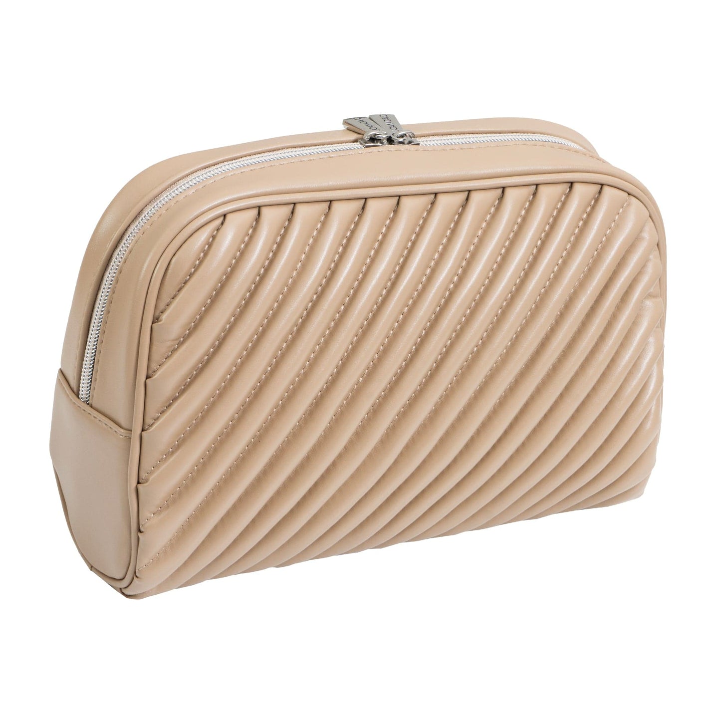 Joan & David The Diagonal Quilted Toiletry Case