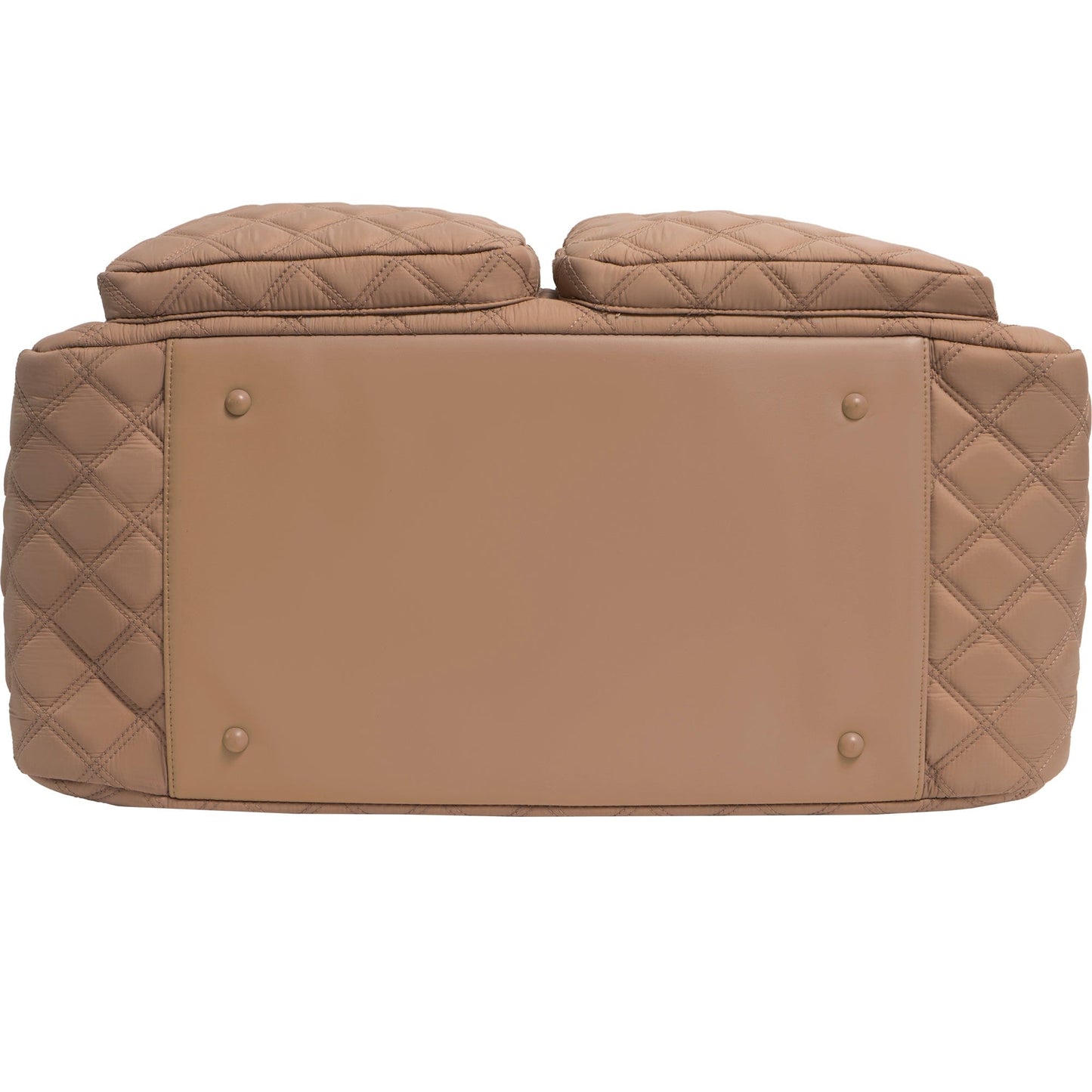 Joan & David Two Pocket Diamond Quilted 22 in. Duffel Bag