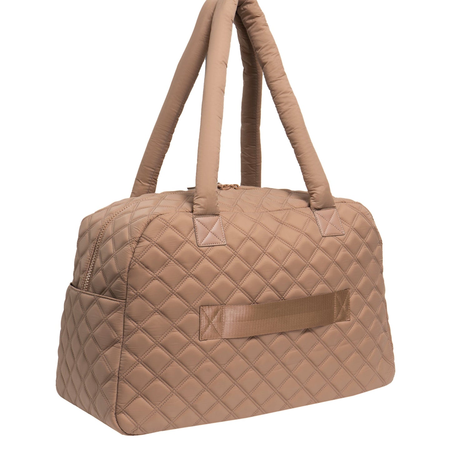 Joan & David Two Pocket Diamond Quilted 22 in. Duffel Bag