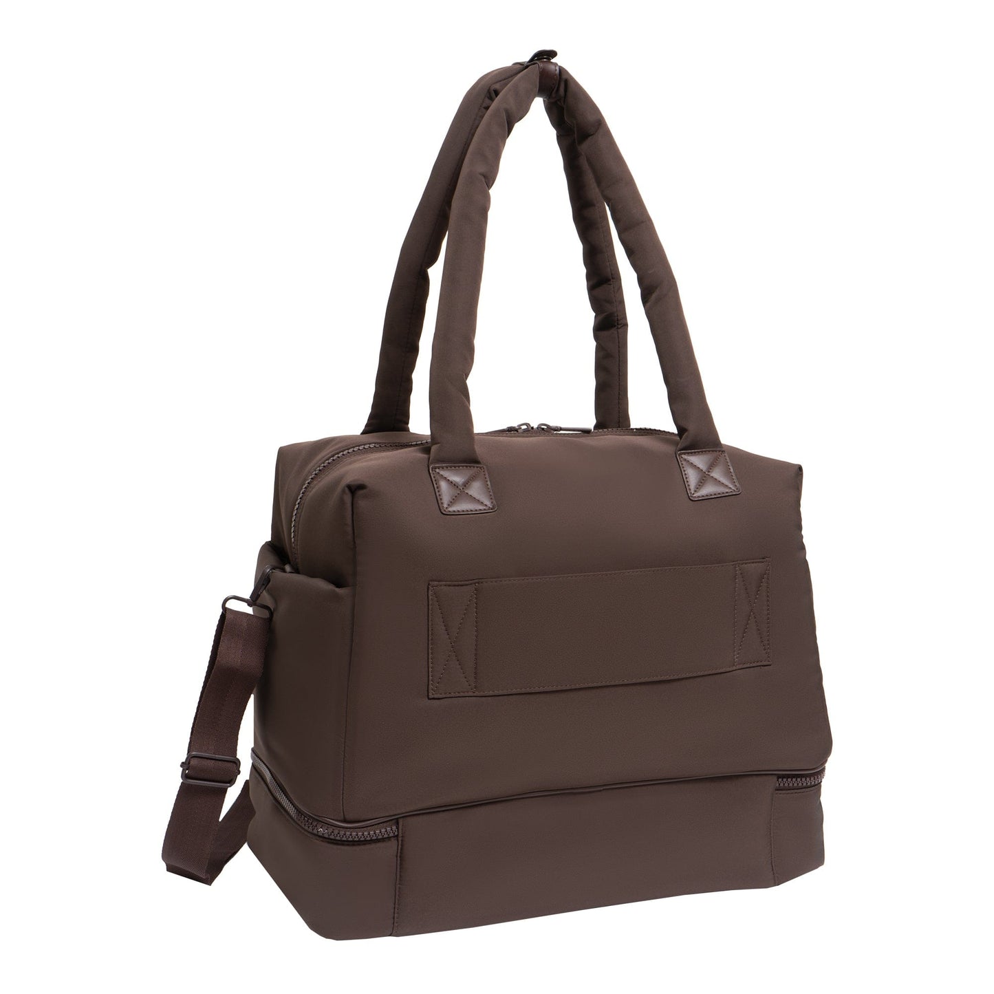 Joan & David 18 Inch High Density Sport Nylon Drop Bottom Duffel Bag