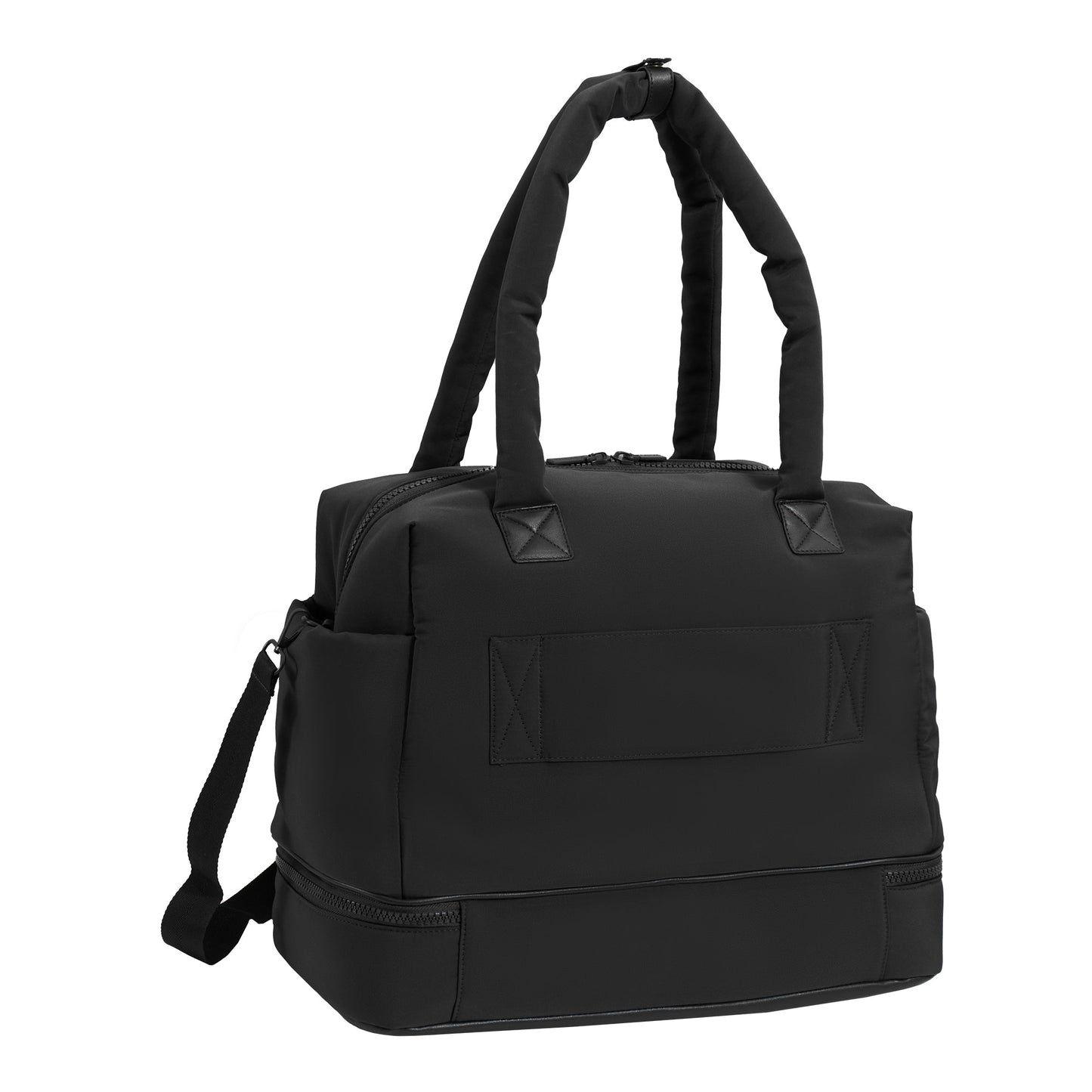 Joan & David 18 Inch High Density Sport Nylon Drop Bottom Duffel Bag