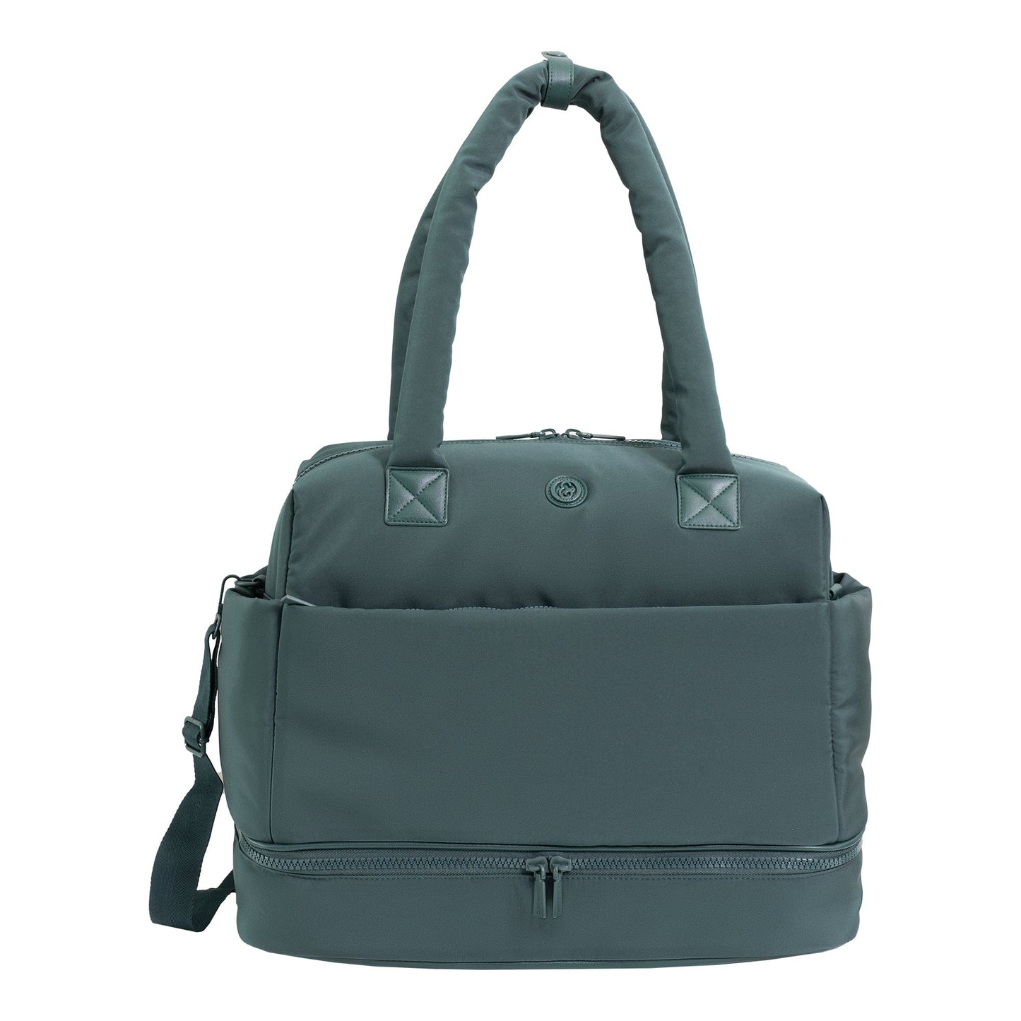 Joan & David 18 Inch High Density Sport Nylon Drop Bottom Duffel Bag