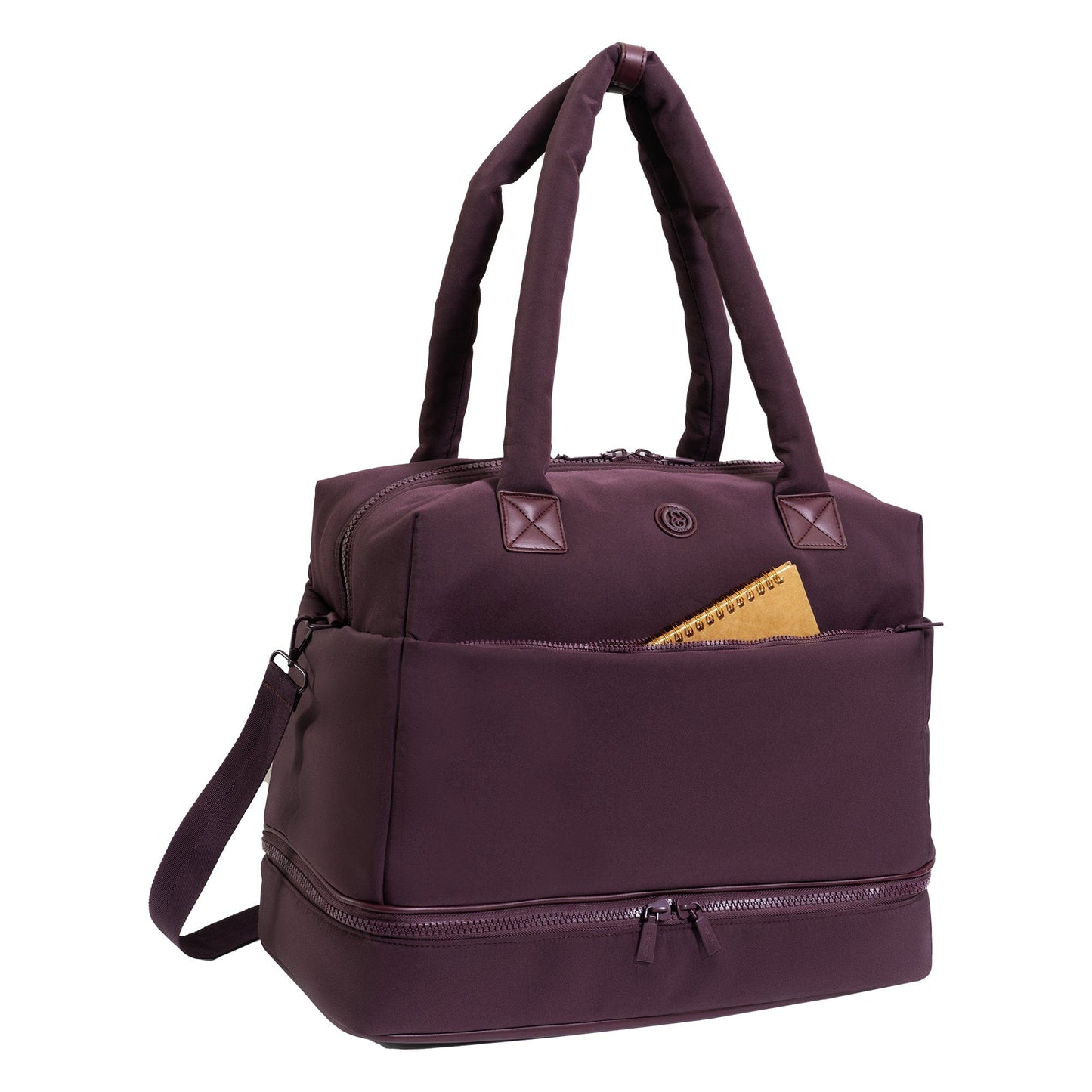 Joan & David 18 Inch High Density Sport Nylon Drop Bottom Duffel Bag