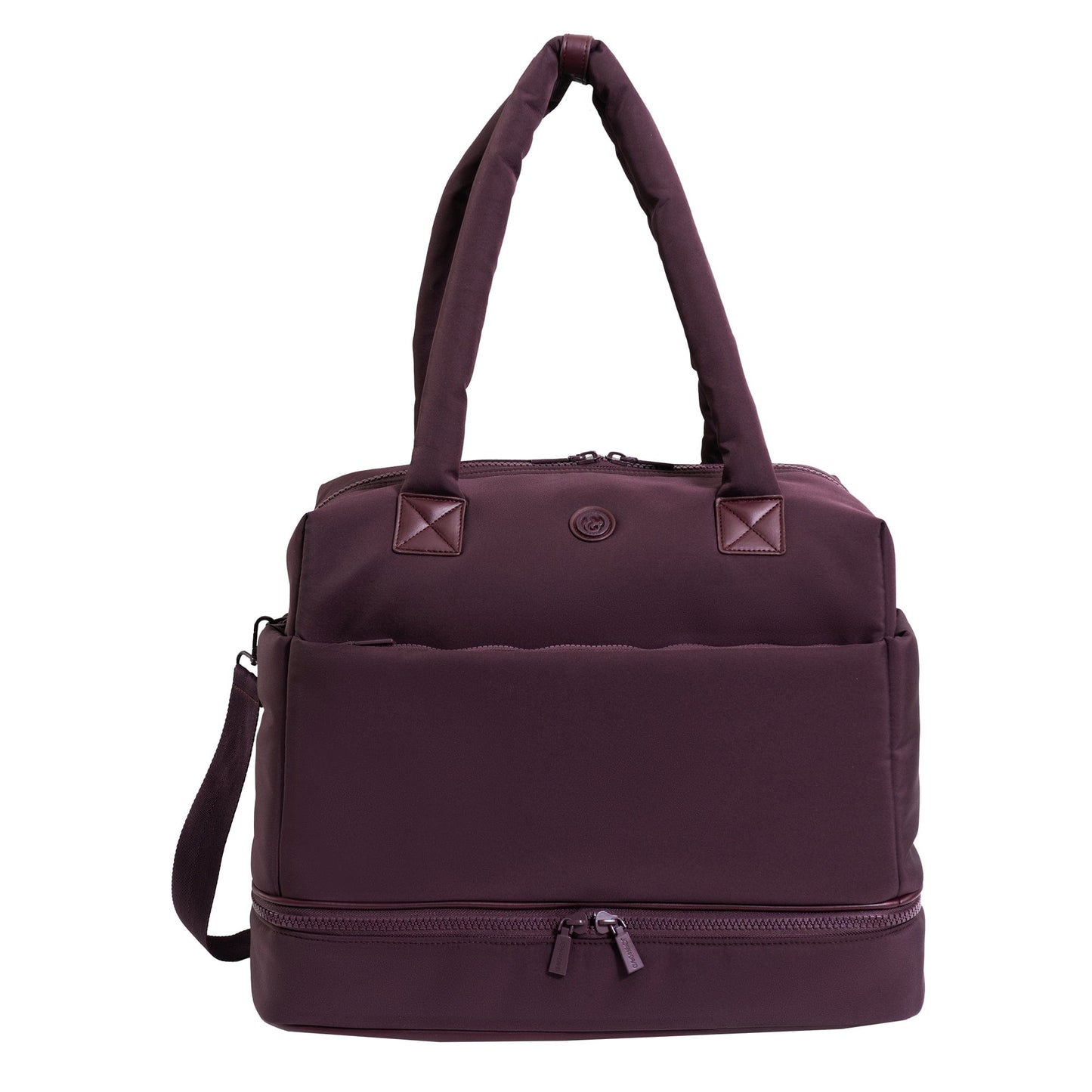 Joan & David 18 Inch High Density Sport Nylon Drop Bottom Duffel Bag