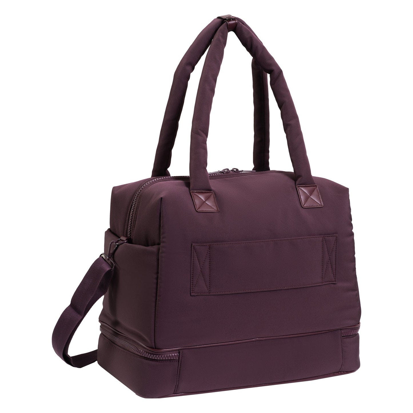 Joan & David 18 Inch High Density Sport Nylon Drop Bottom Duffel Bag