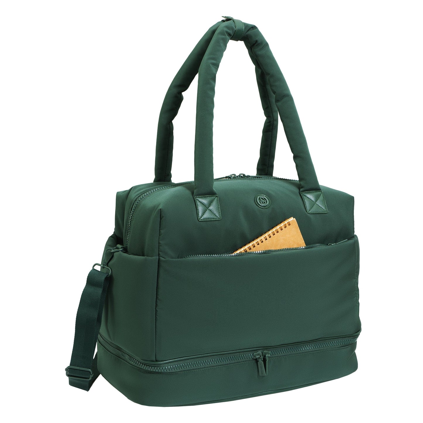 Joan & David 18 Inch High Density Sport Nylon Drop Bottom Duffel Bag