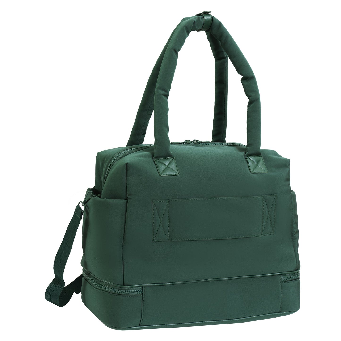 Joan & David 18 Inch High Density Sport Nylon Drop Bottom Duffel Bag