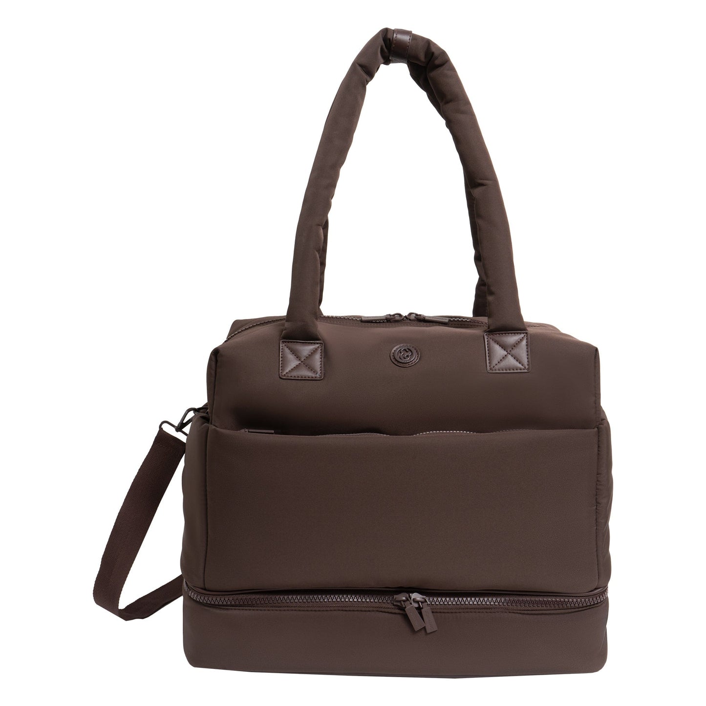 Joan & David 18 Inch High Density Sport Nylon Drop Bottom Duffel Bag