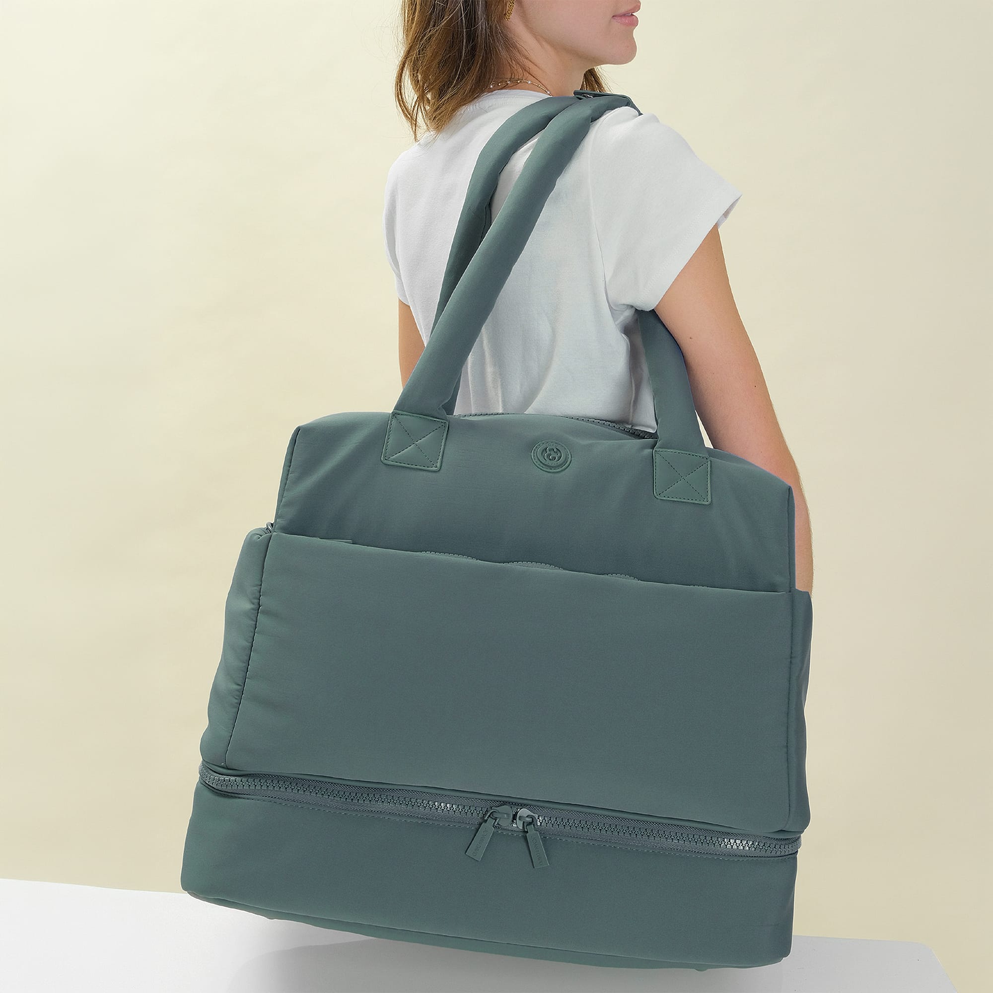 Joan & David The Lainey Sport Nylon Drop Bottom Duffel Bag – Magid NYC