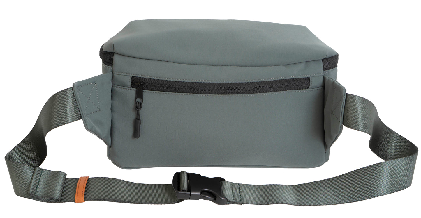 Joan & David High Density Nylon Passport Sling Bag