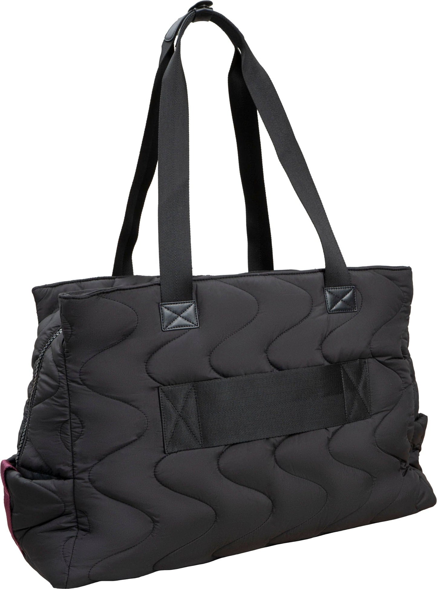 Joan & David Puffer Parachute Wave Nylon Tote