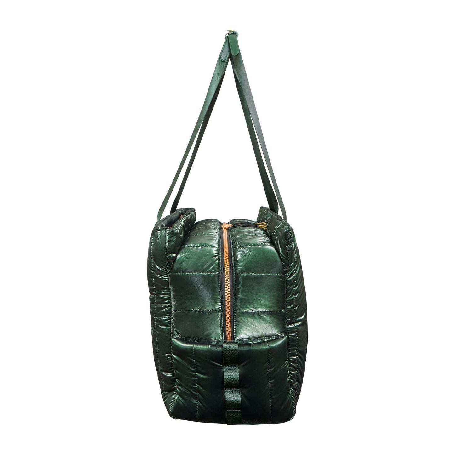 Joan & David Metallic Tubular Quilted Nylon Puffer Tote