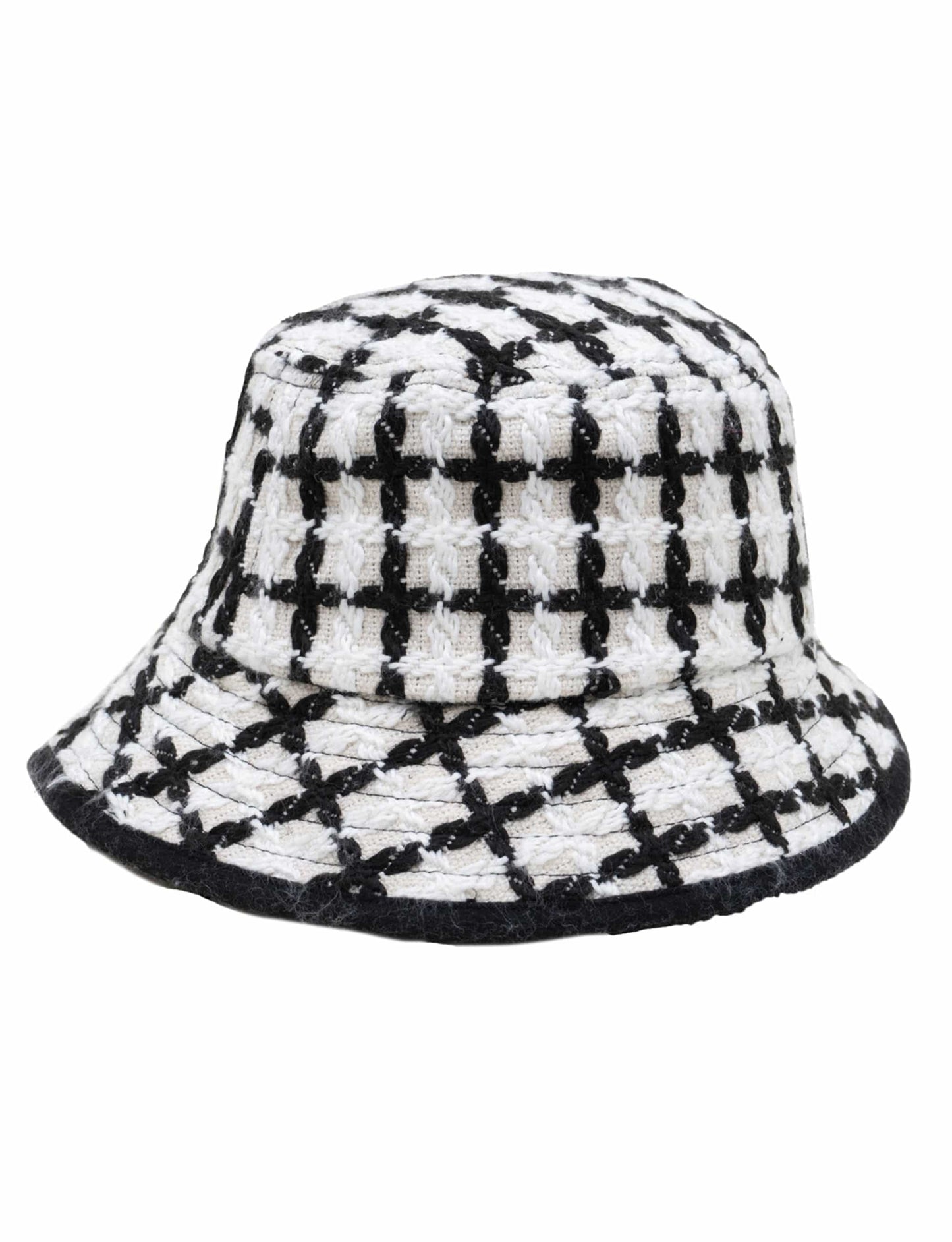 Jones New York Bouclé  Knit  Bucket Hat