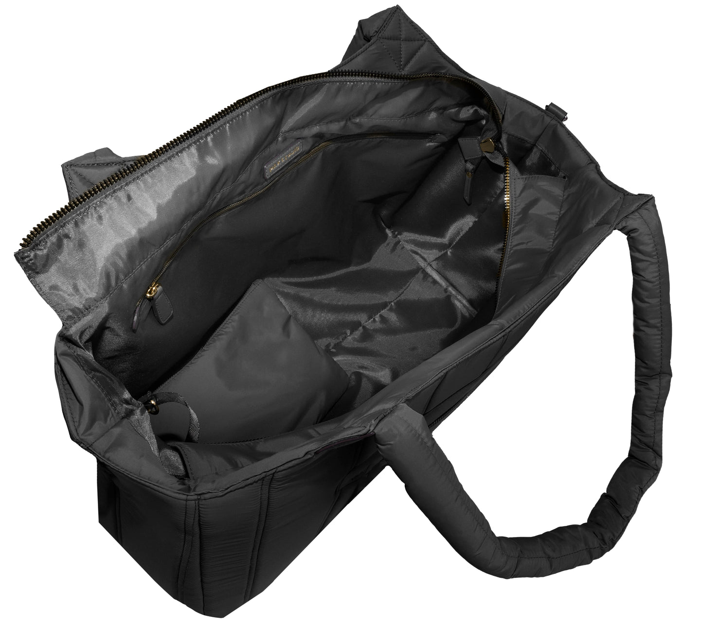 Max Studio Tubular Quilted Nylon Duffel