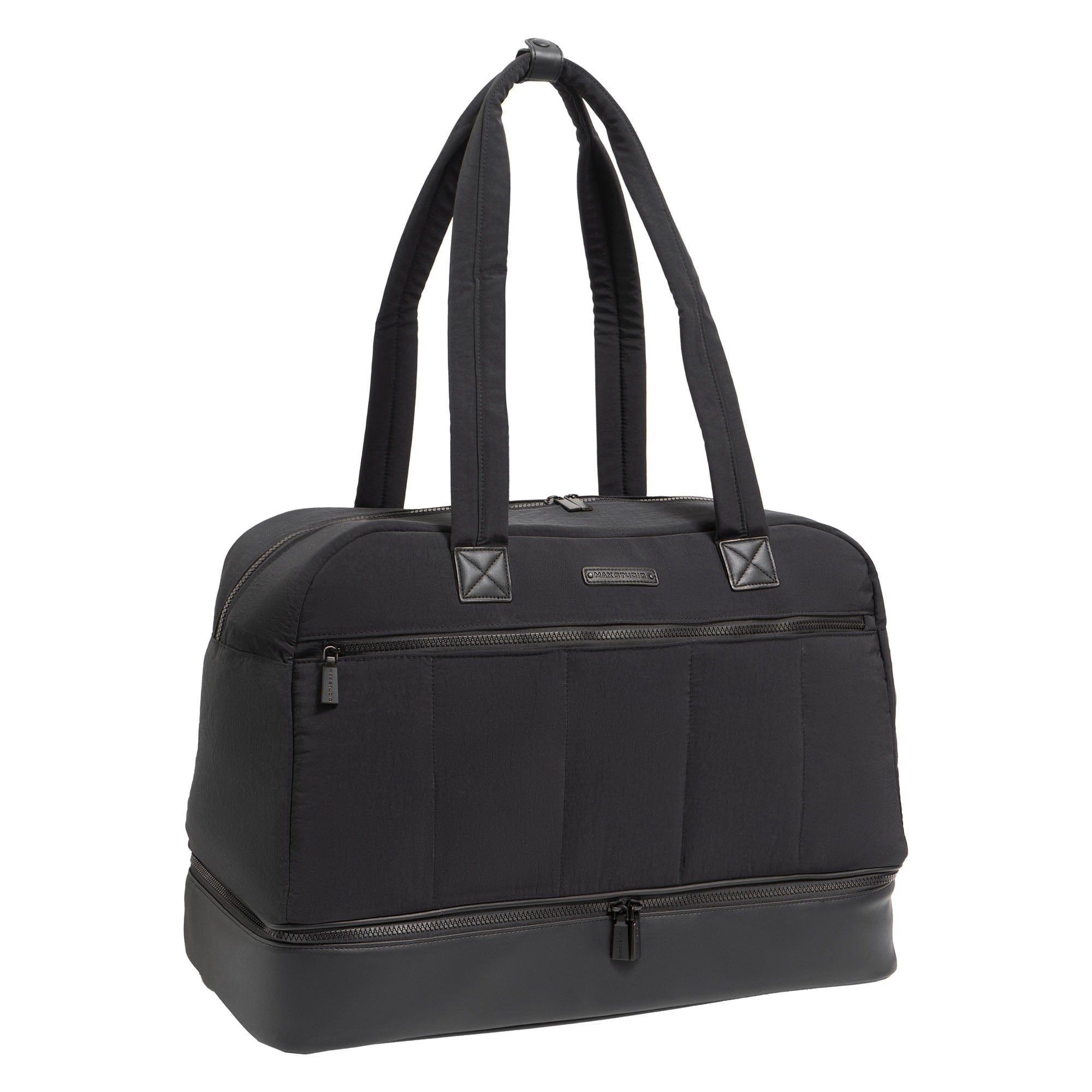 Max Studio The Aurelia Puffer Nylon Drop Bottom Weekender Duffle