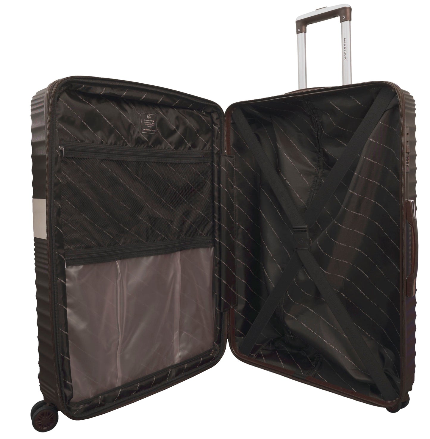 Max Studio ABS 3-Piece Luggage Set Sofia Collection