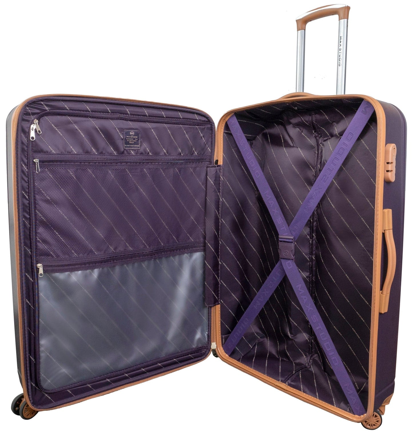 Max Studio ABS 3-Piece Luggage Set Aberdeen Collection