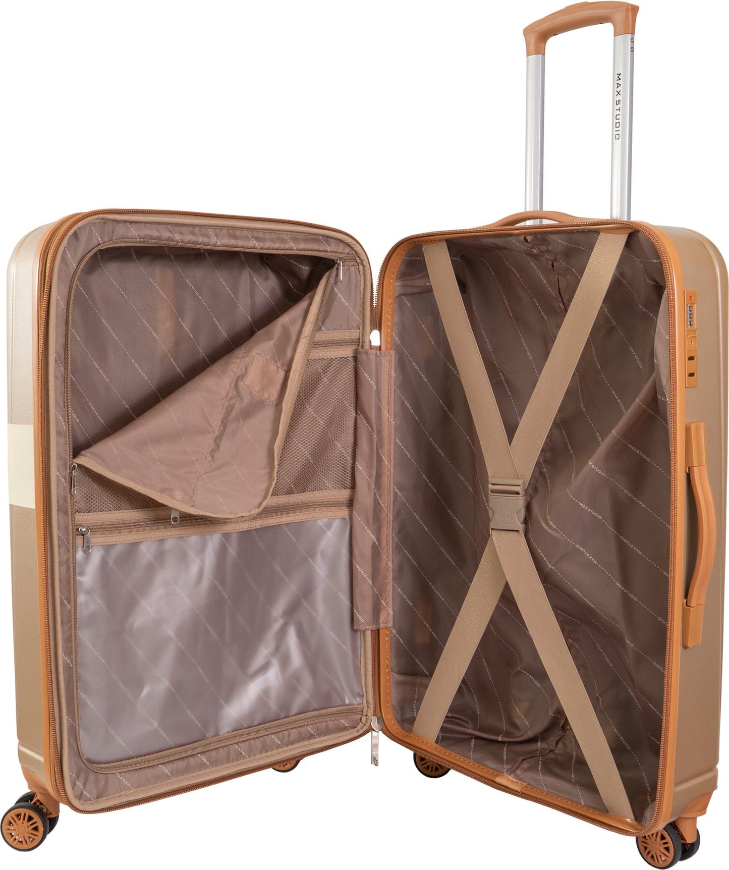 Max Studio ABS 3-Piece Luggage Set Aberdeen Collection