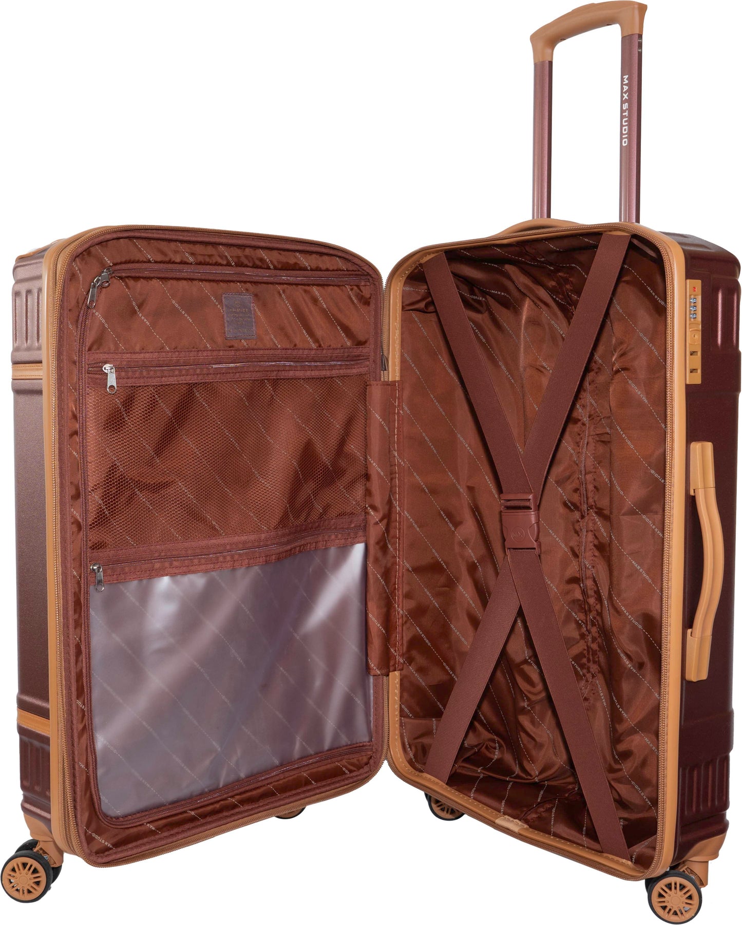 Max Studio ABS 3-Piece Luggage Set South Hampton Collection