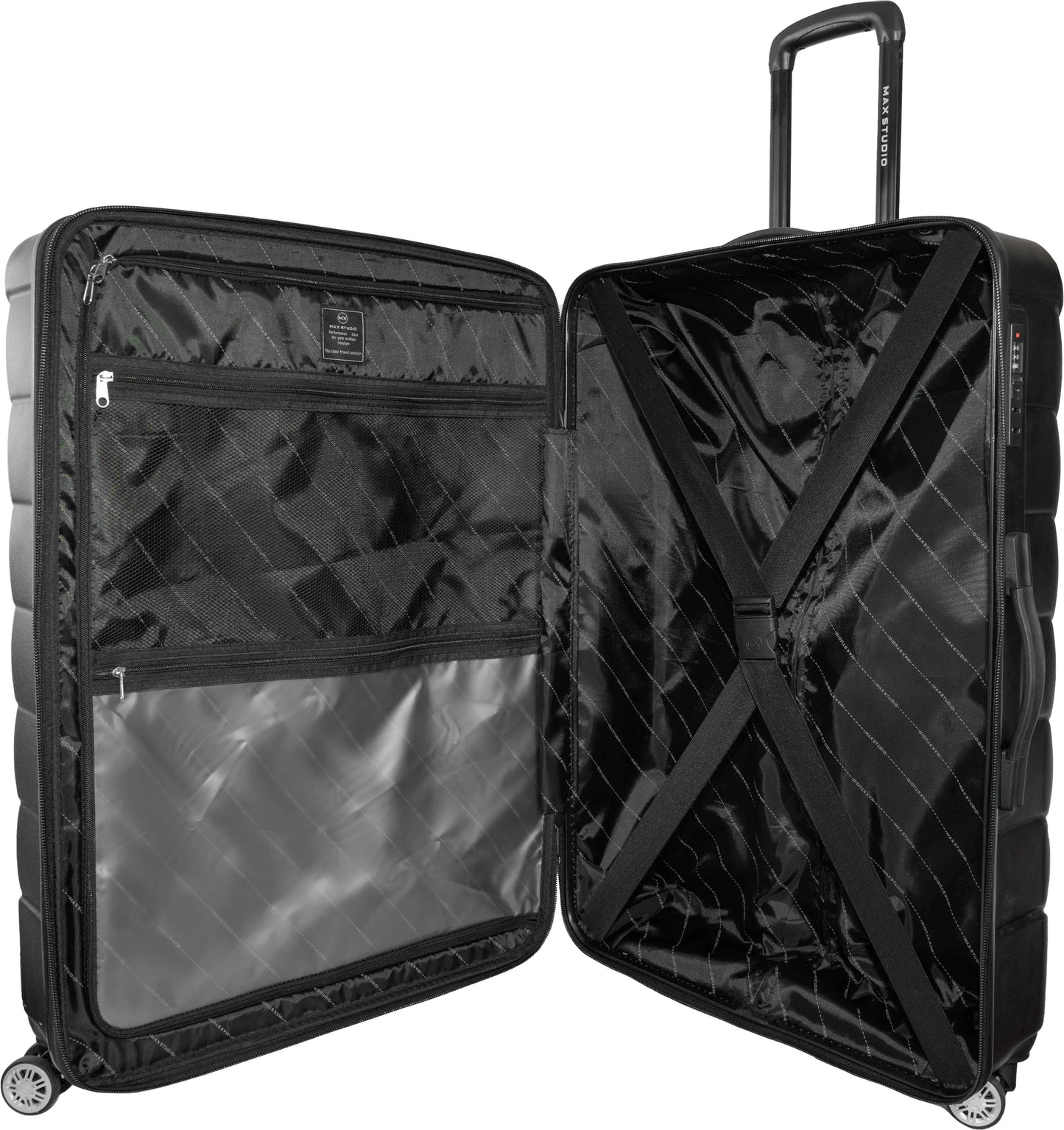 Max Studio PC 3-Piece Luggage Set Valletta Collection