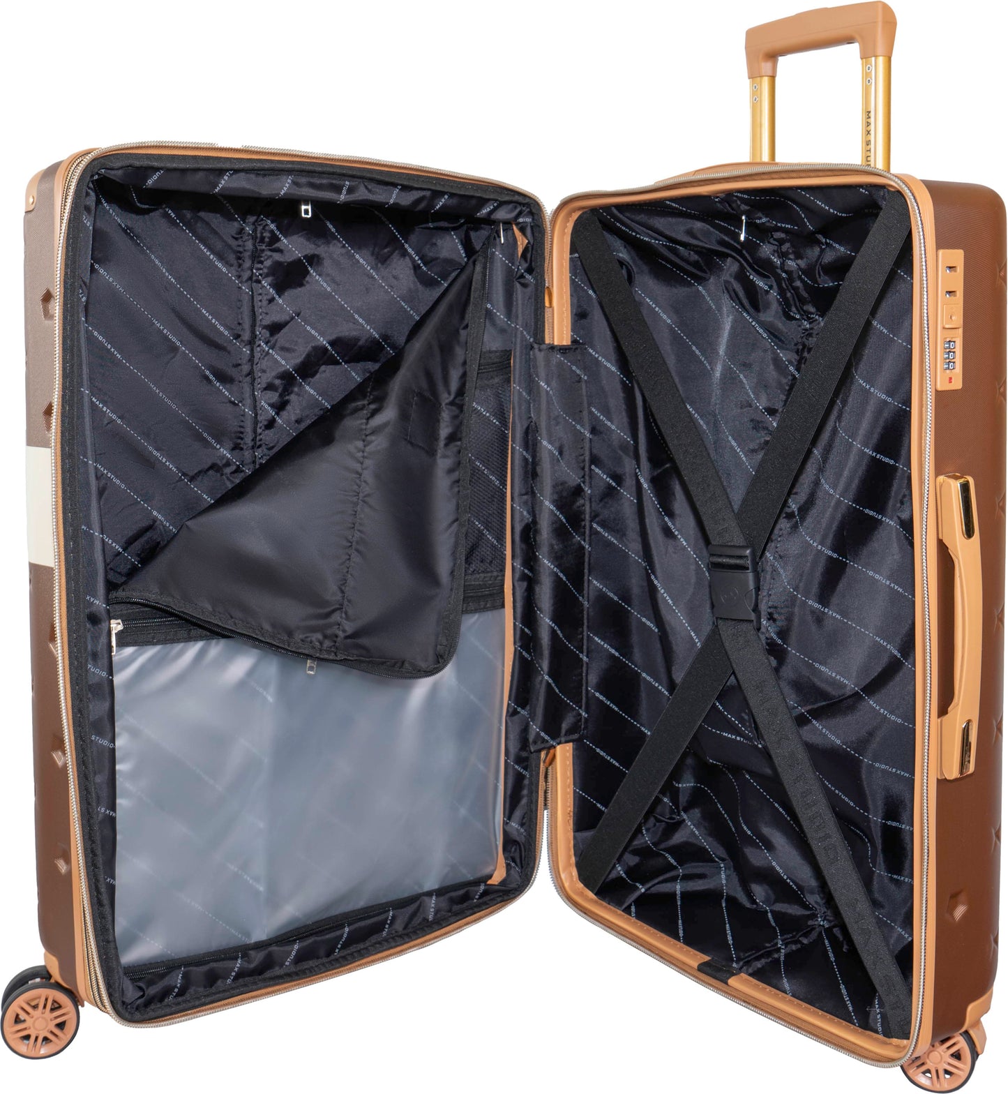 Max Studio The Bucharest ABS 3-Piece Luggage Set