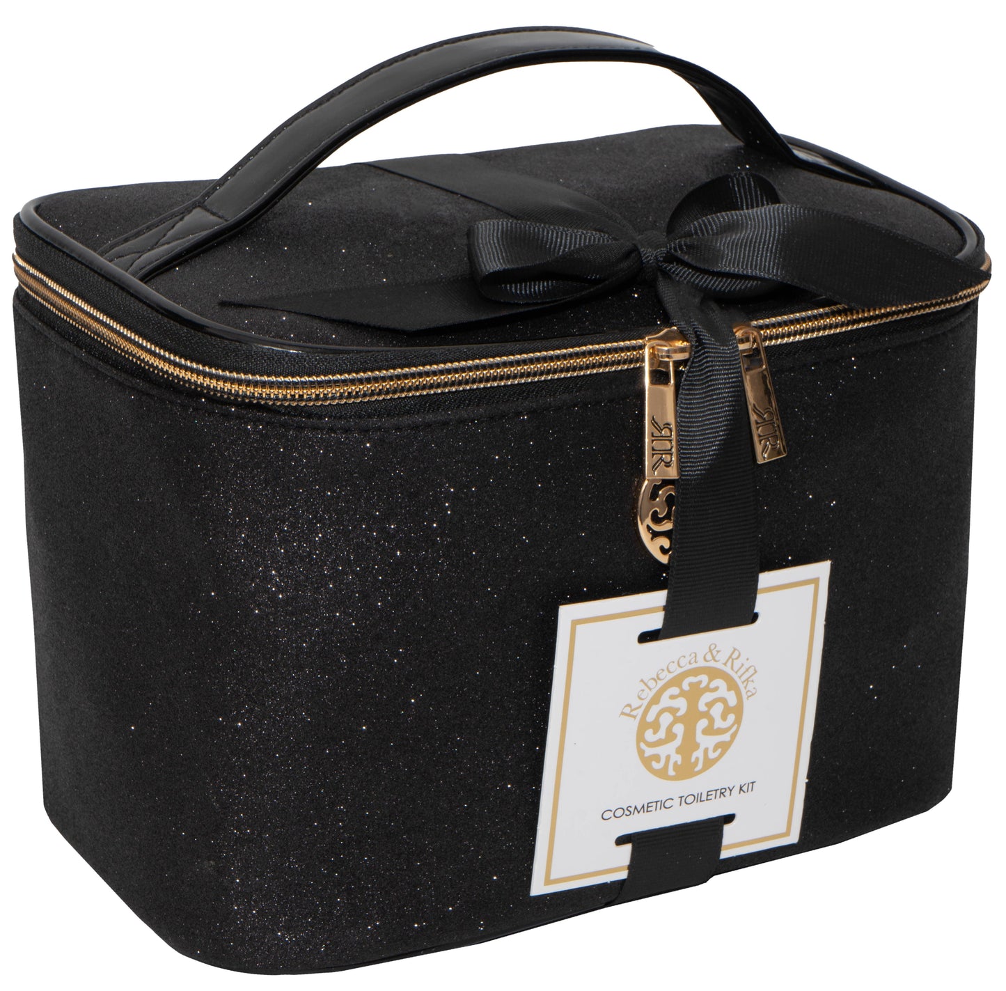 Rebecca & Rifka Glitter Train Toiletry Case