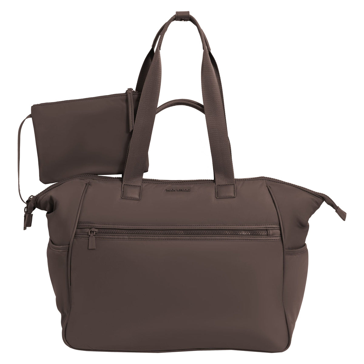 Max Studio 20 Inch Smooth Puffer Nylon Weekender Duffle