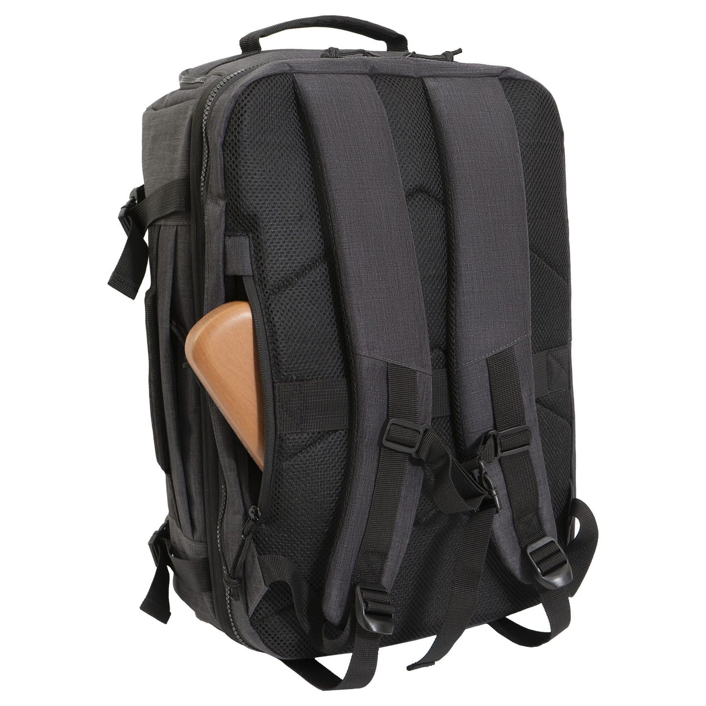 Jack Abrahams The Crosswind 18 Inch Nylon Expandable Weekender Backpack