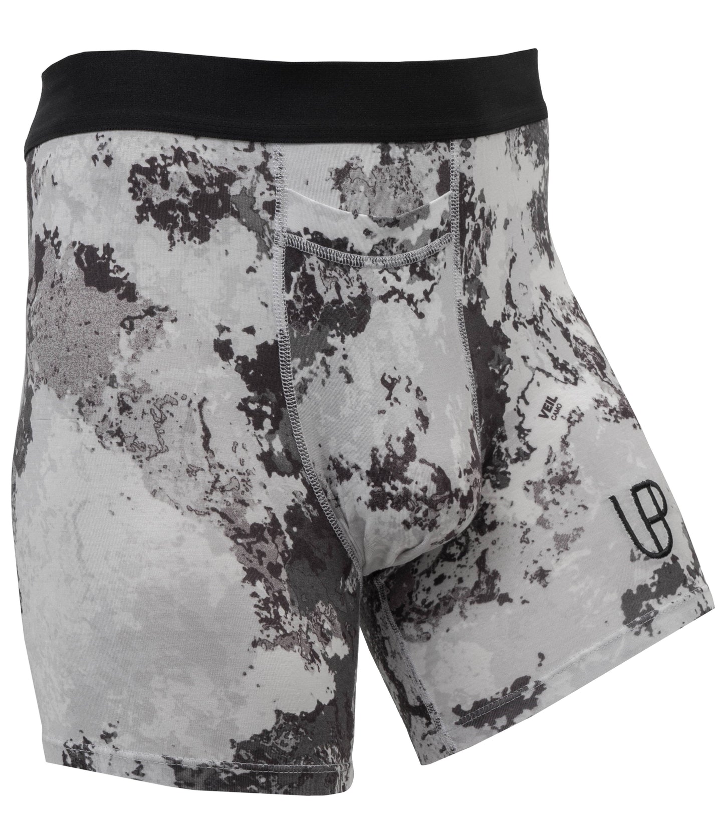 Veil Camo x UP Boxers Alpine White Camo Print Modal Boxer Brief