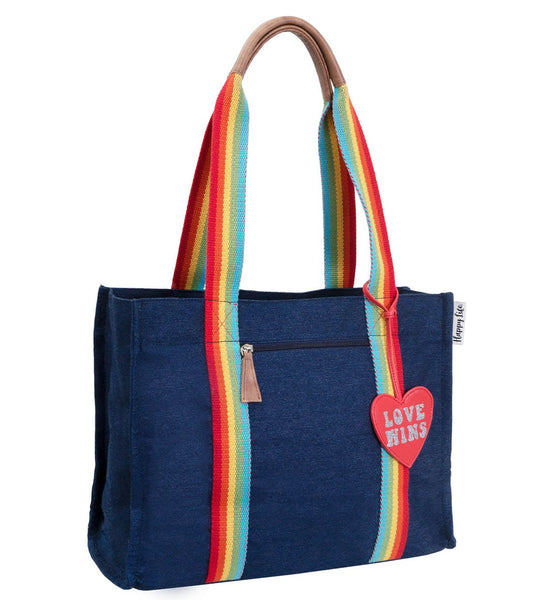 Magid Love Wins Pride Denim Rainbow Tote