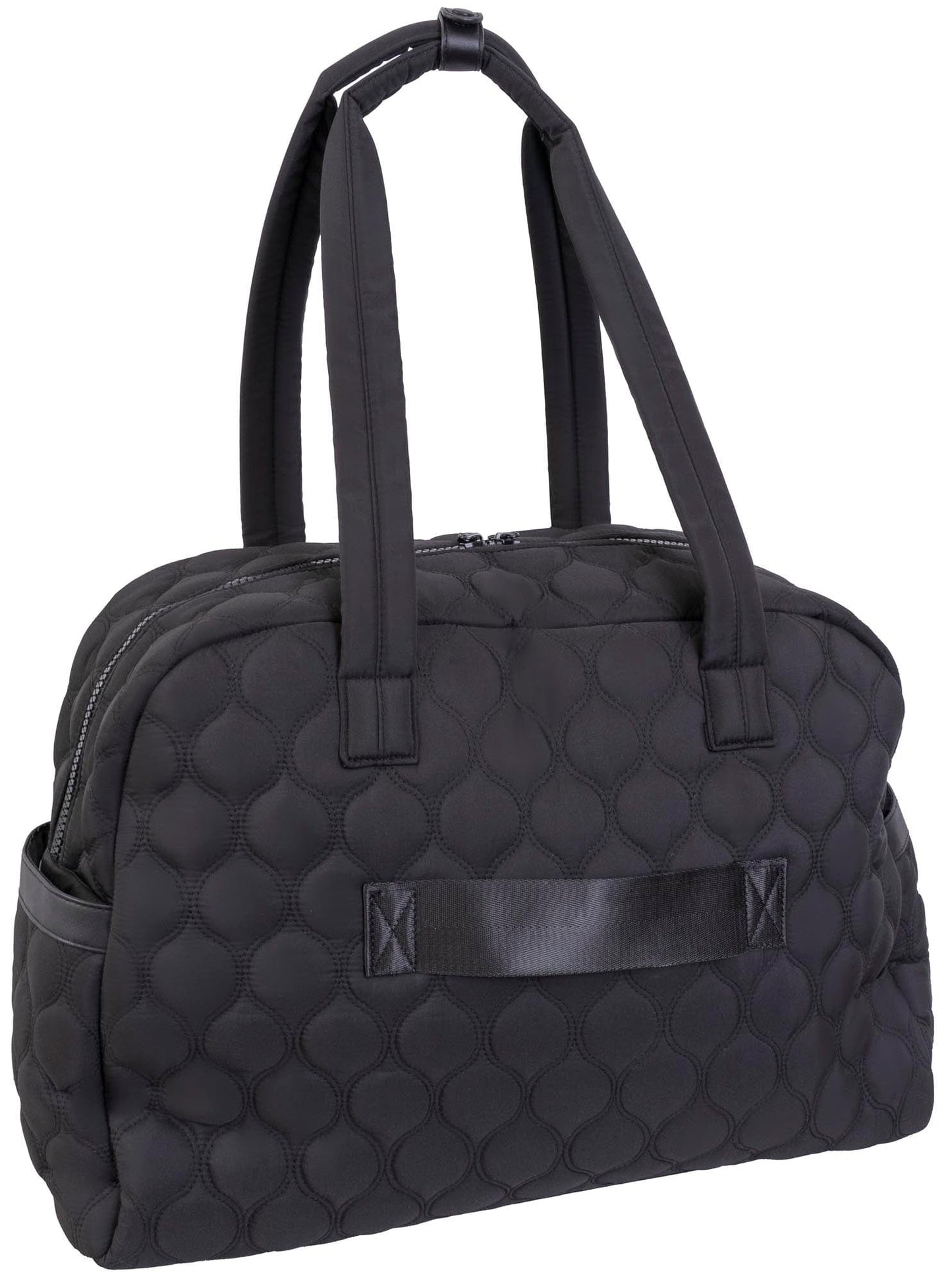 Ellen Tracy 20 Inch Teardrop Nylon Quilted Duffel