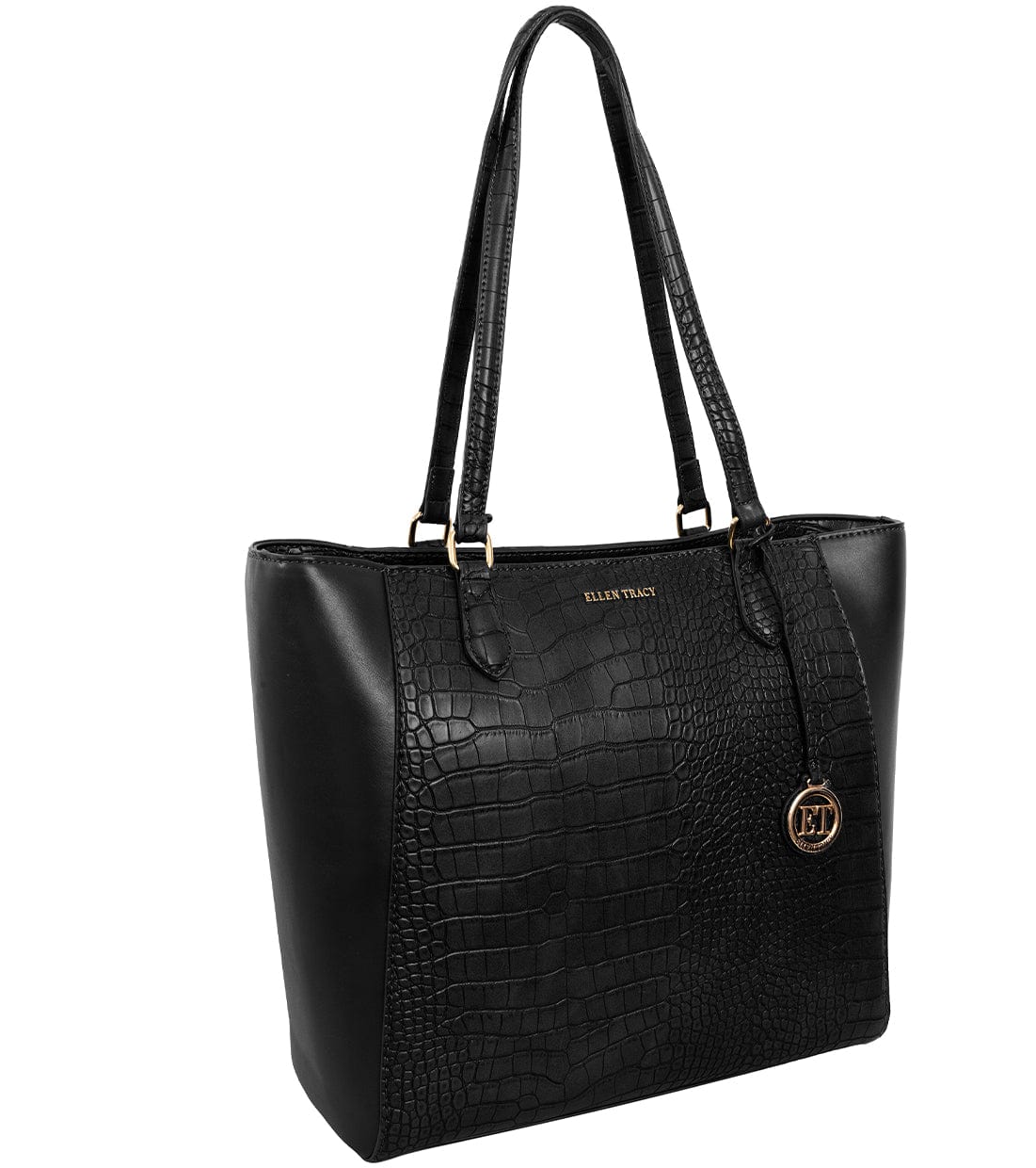 Ellen Tracy Croco Tote