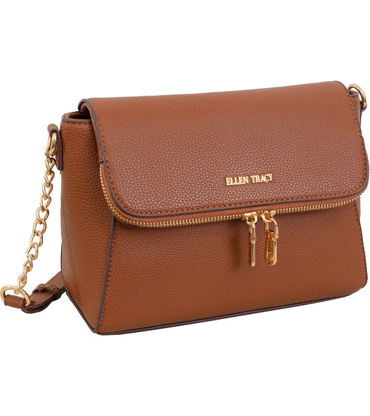 Ellen Tracy Pebble Grain Crossbody