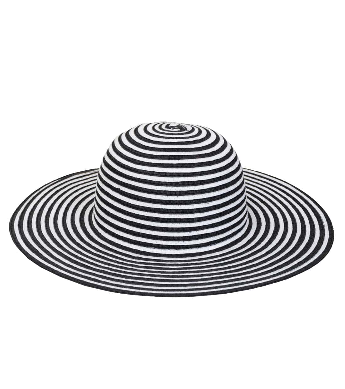 Magid Striped Straw Floppy Sun Sun Hat