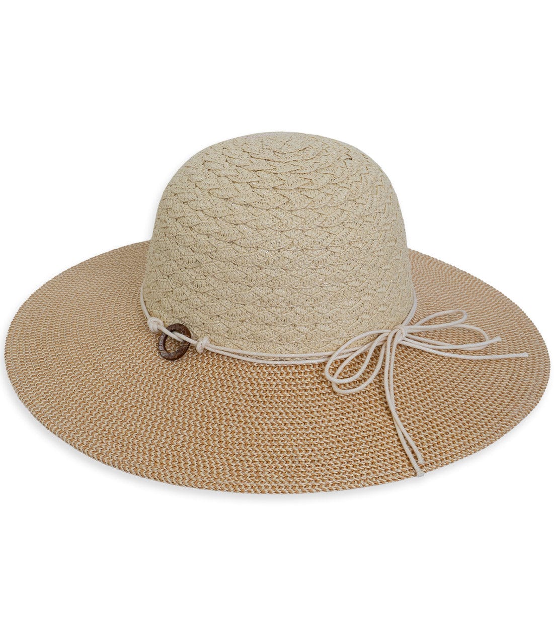 Magid Straw Bow Floppy Hat