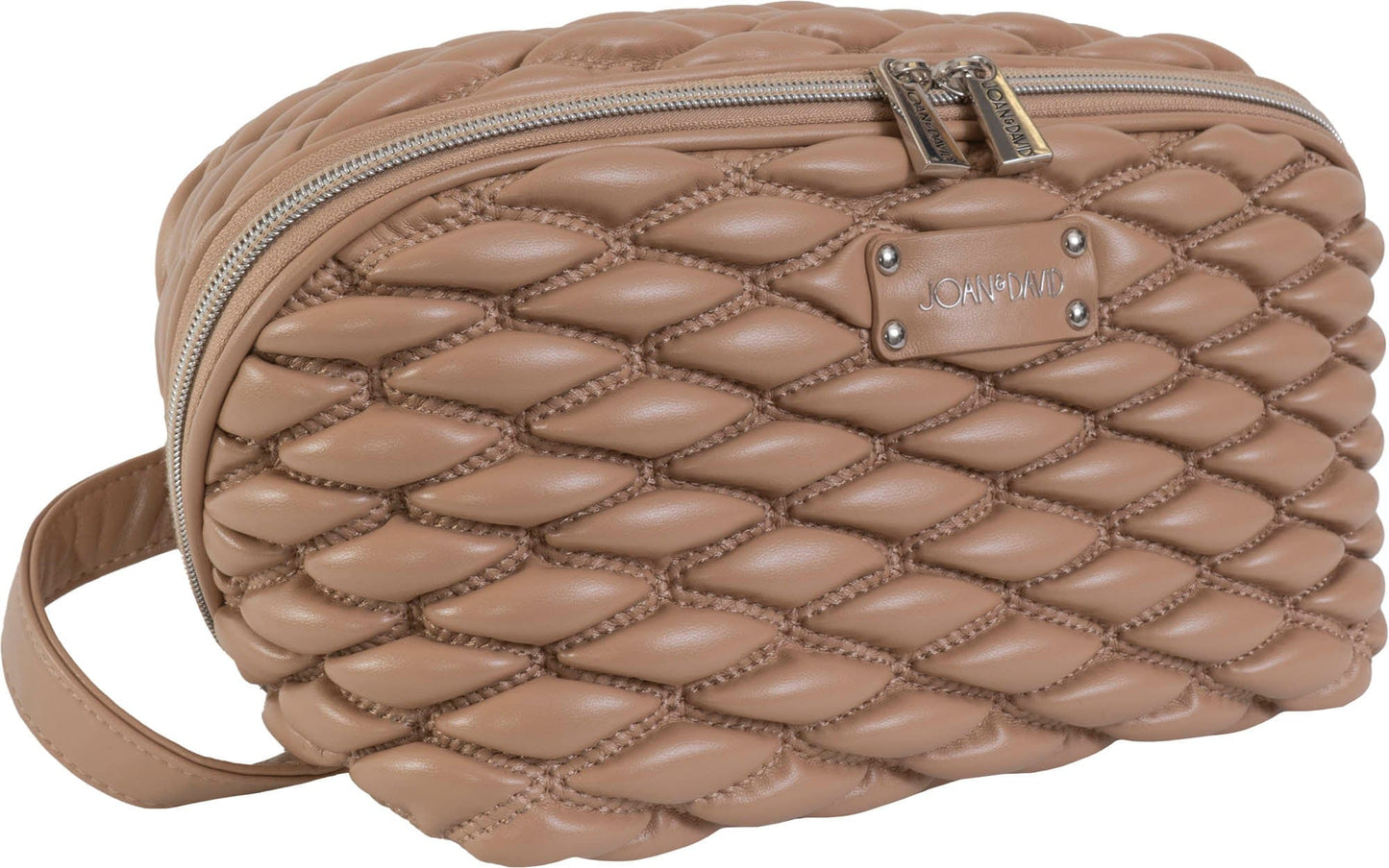 Joan & David Bubble Quilted Dopp Kitt Cosmetic Bag