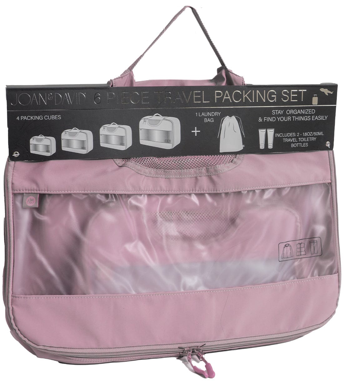 Joan & David 6 Piece Travel Packing Cube Set