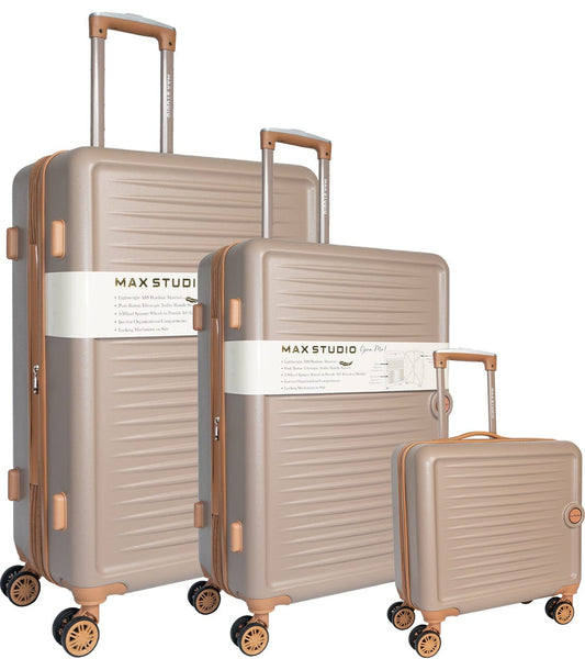 Max Studio The Lisbon ABS 3-Piece Luggage Set