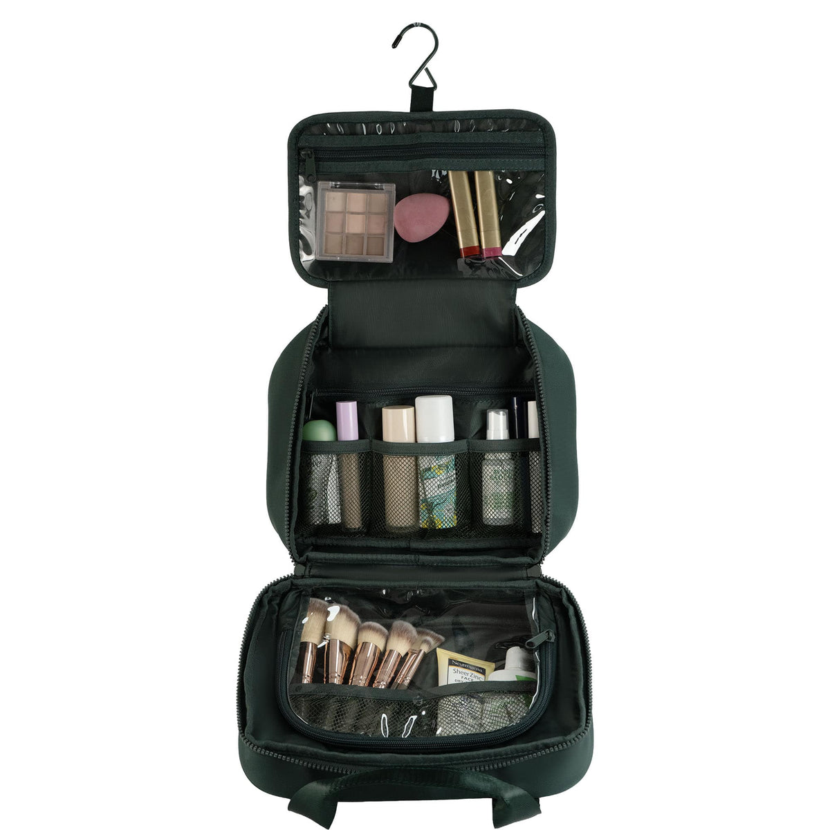 Joan & David High Density Sport Nylon Square Hanging Toiletry Organizer Bag