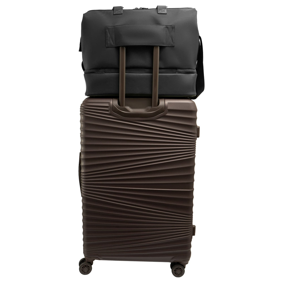 Max Studio The Spencer 20 Inch 1680 Denier Nylon Drop Bottom Weekender Duffle