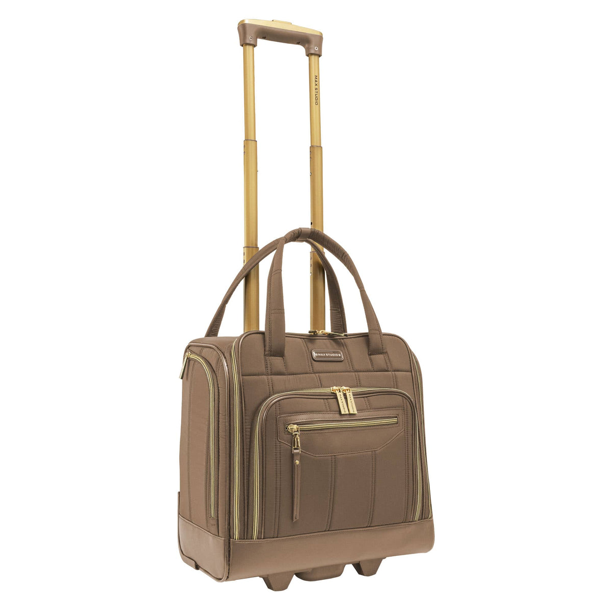 Max Studio 16 Inch Tubular Quilted Nylon Rolling Underseater