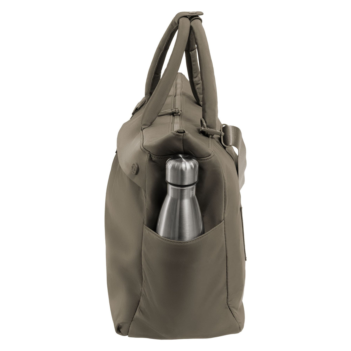Max Studio The Sylvia 21 Inch Twill Nylon Double Handle Weekender Duffle