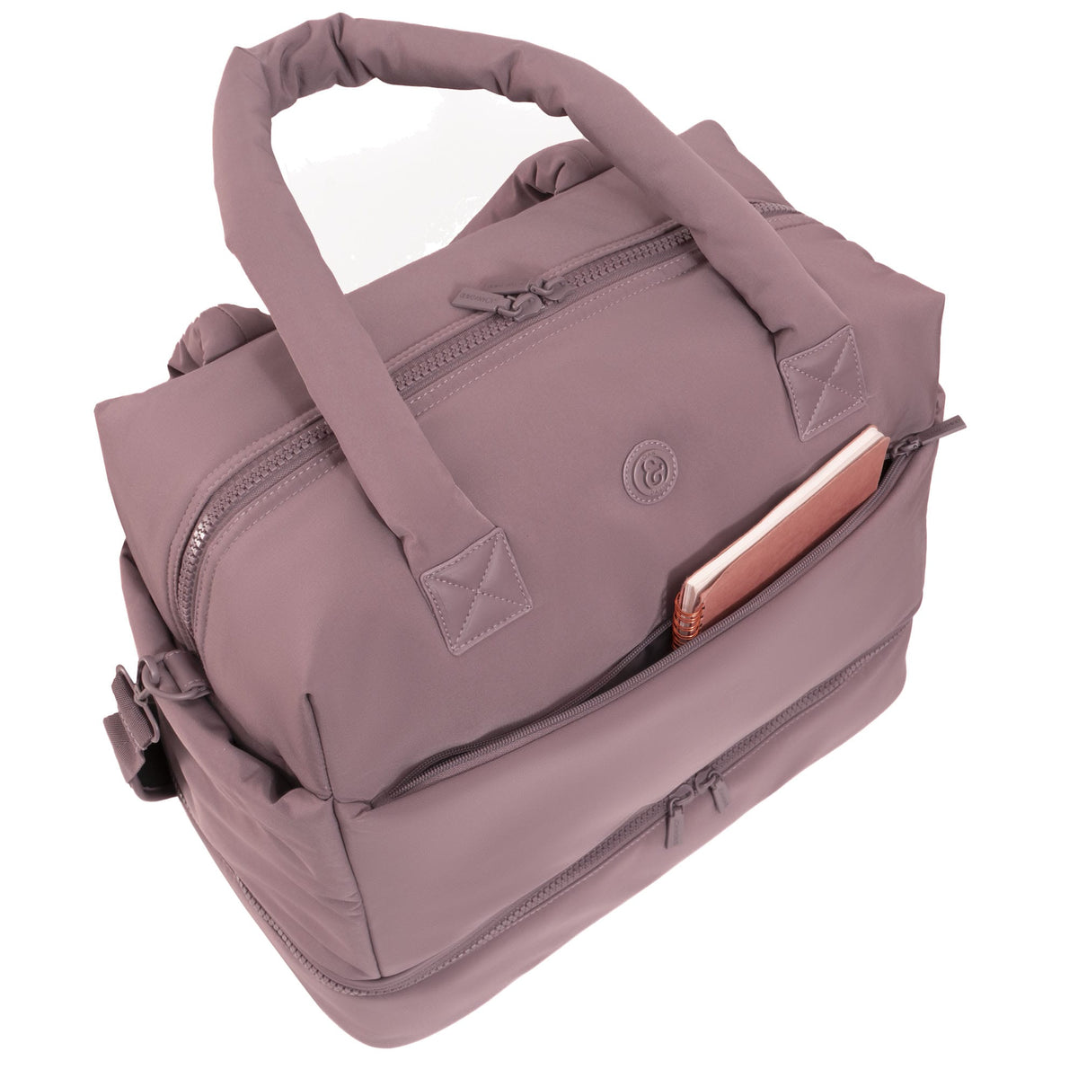 Joan & David The Lainey Sport Nylon Drop Bottom Duffel Bag