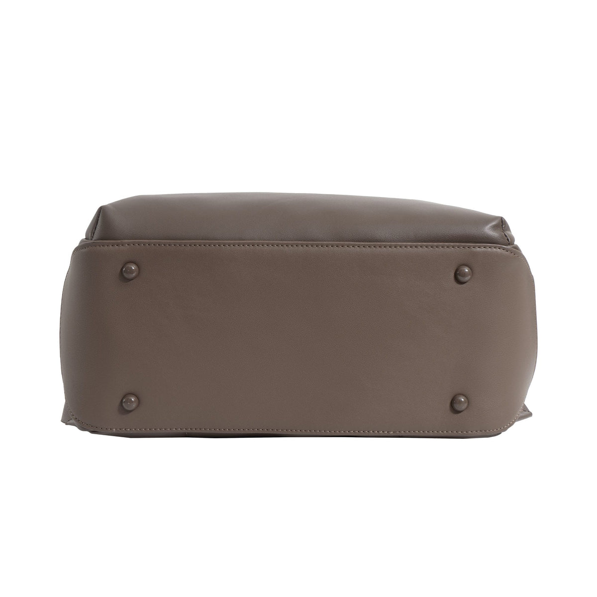 Max Studio The Rosalie 18 Inch Smooth Faux Vachetta PU Workbook Backpack