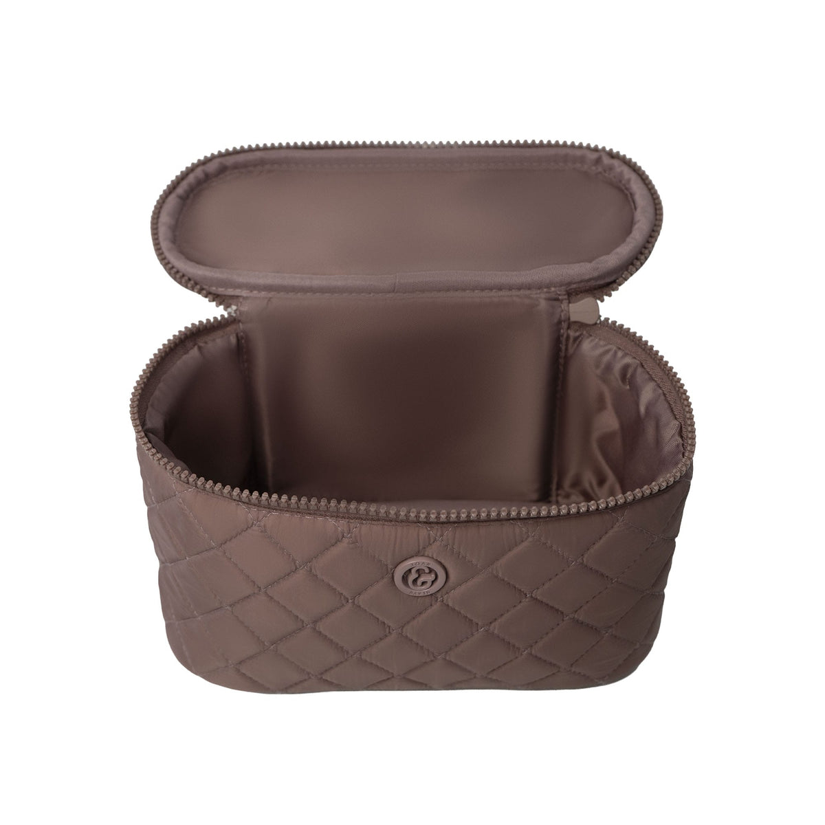 Joan & David The Diamond Quilted Nylon 4 Piece Toiletry Set