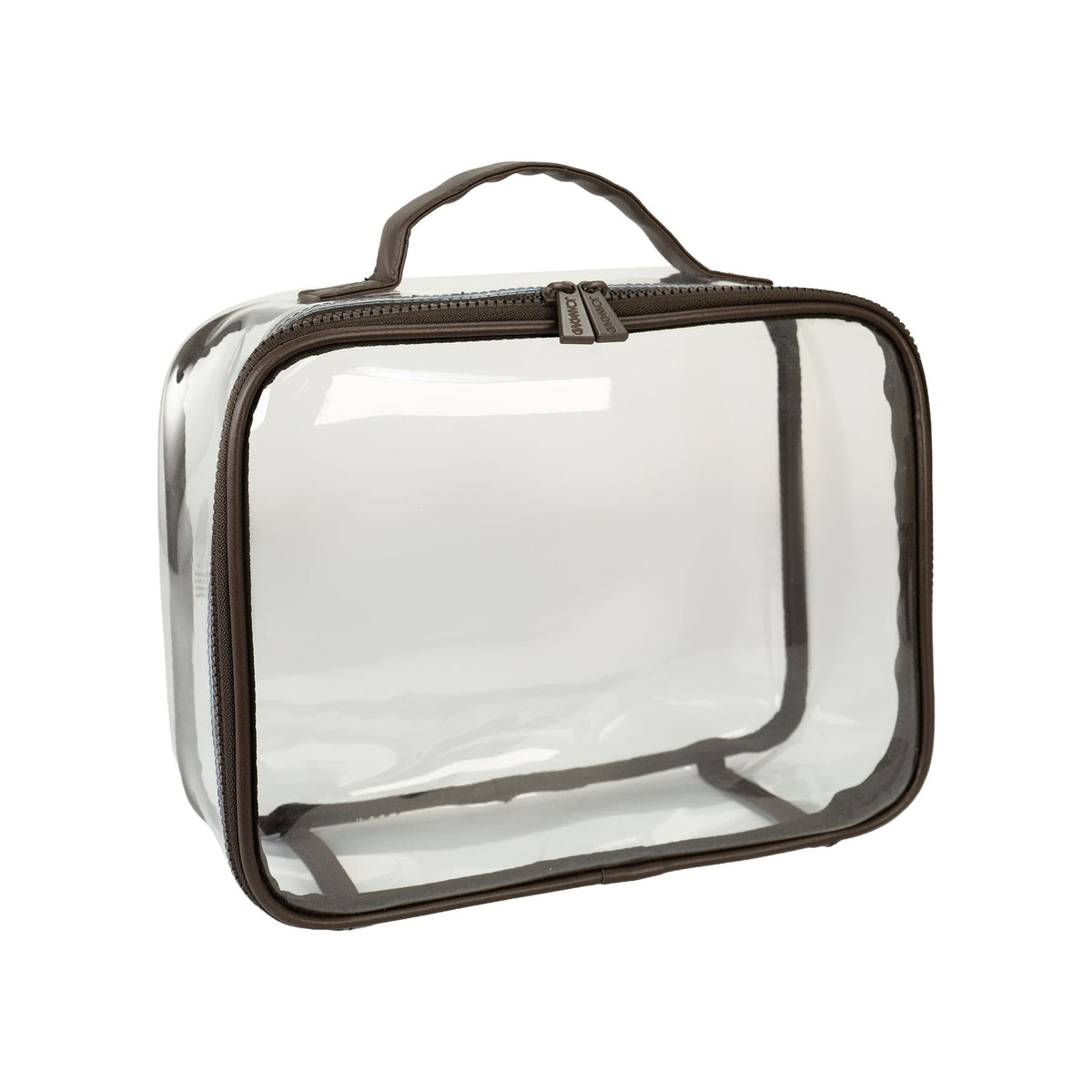 Joan & David Tonal Sport Nylon 4-Piece Clear Cosmetic Bag Set