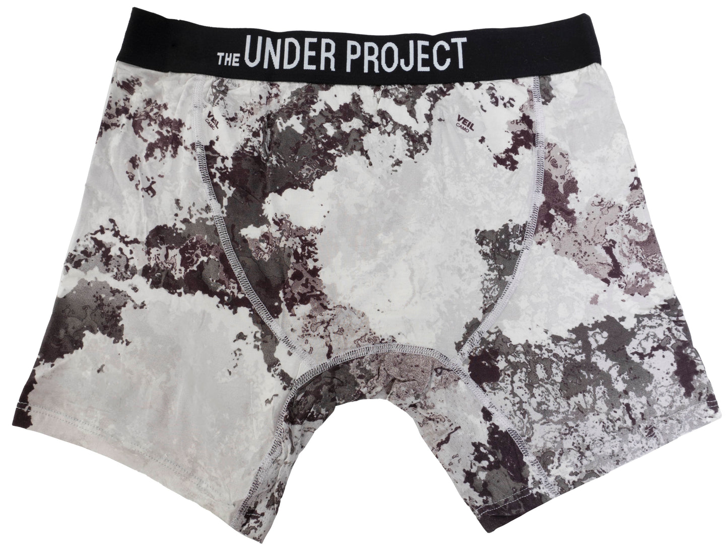 Veil Camo x UP Boxers Alpine White Camo Print Modal Boxer Brief