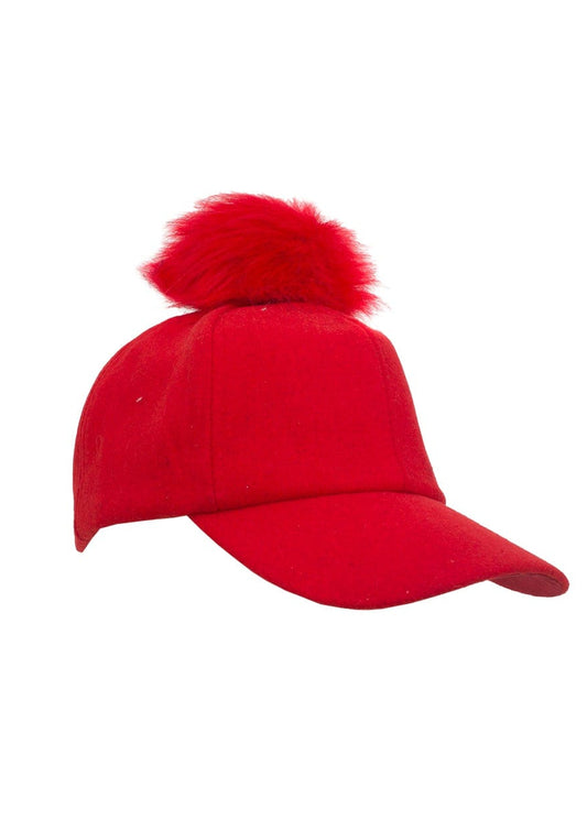 Magid Felt Pom Pom Baseball Cap
